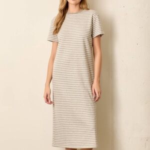 Cream sweater dress